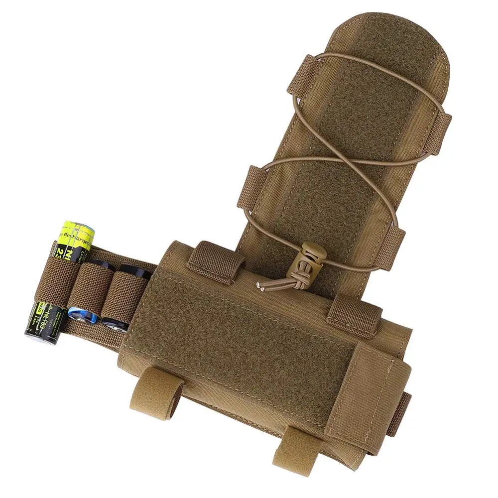 Bolsa táctica para batería de casco, bolsa de contrapeso MK1, paquete de batería para casco, bolsa de peso de equilibrio con gancho para casco táctico - imagen 3