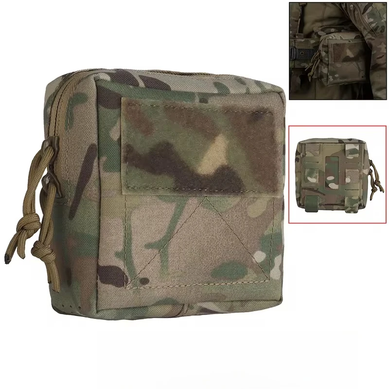 Bolsa GP multifuncional de tamaño M, almacenamiento de herramientas médicas MOLLE con cinturón, chaleco táctico de caza Airsoft, placa, bolsa lateral Carrie - imagen 2