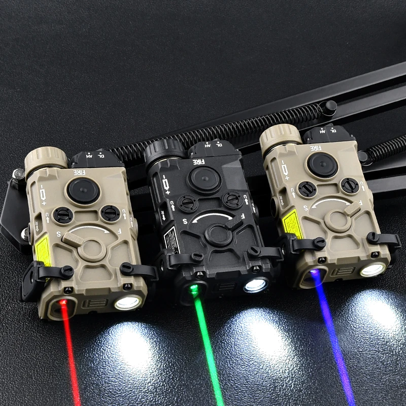 WADSN plásticos tácticos OGL potente puntero láser verde óptica de caza vista roja Dpt PEQ 15 DBAL A2 linterna luz de explorador MNAL - imagen 2