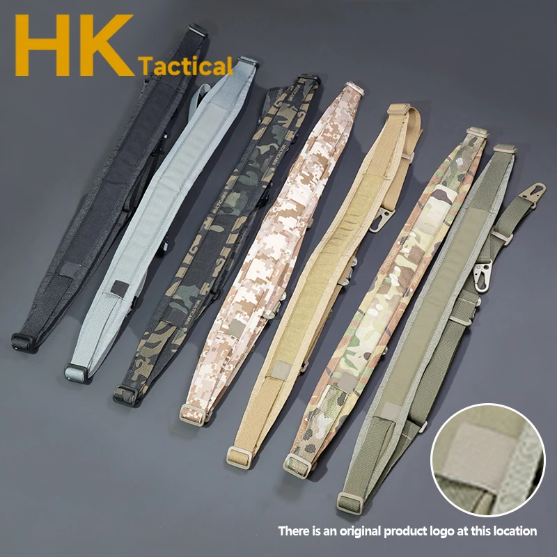 Correa de hombro Modular de combate para Rifle táctico, Ajuste rápido QD, lengüeta de tracción de goma M4 AK Sling Airsoft - imagen 2