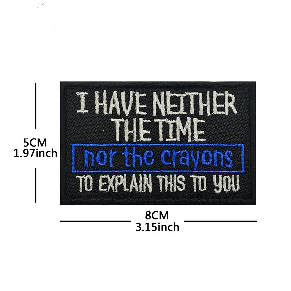 Parche divertido de motociclista con frases motivacionales, parches de palabras con eslogan I Look, insignias con apliques para ropa, mochila - imagen 5