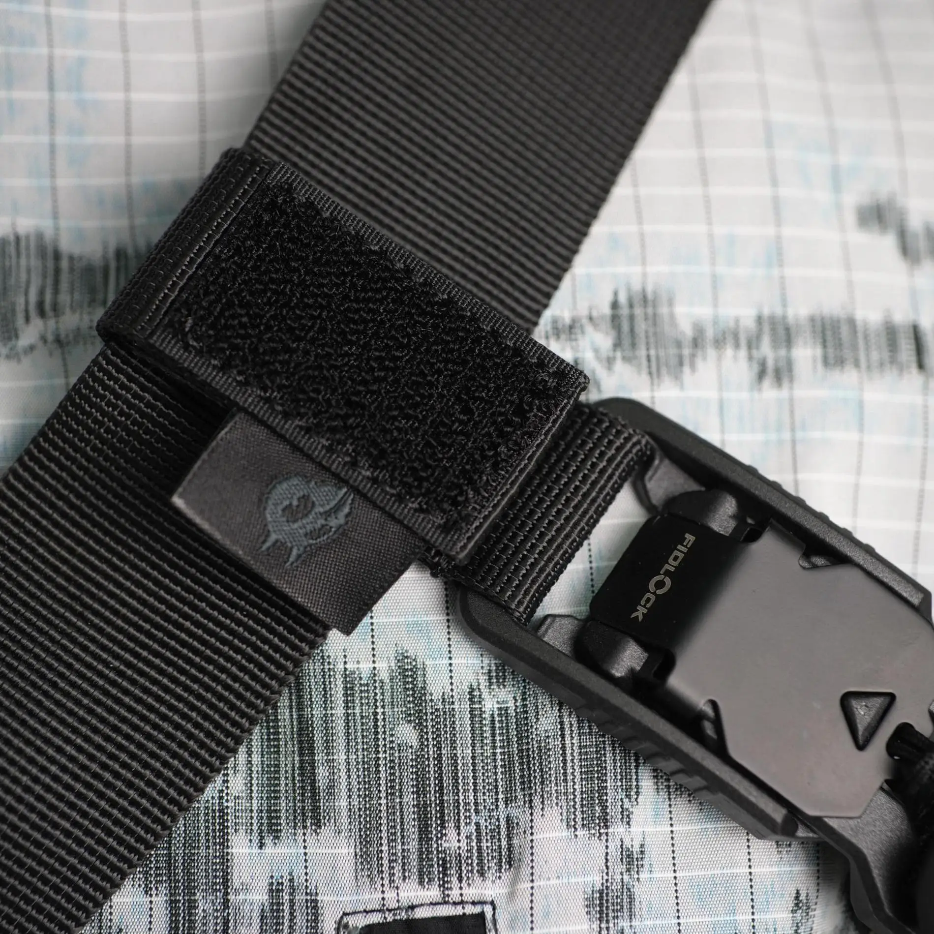 Cinturón auxiliar de mochila táctica de tres puntos para exteriores, cinturón auxiliar con hebilla magnética - imagen 5