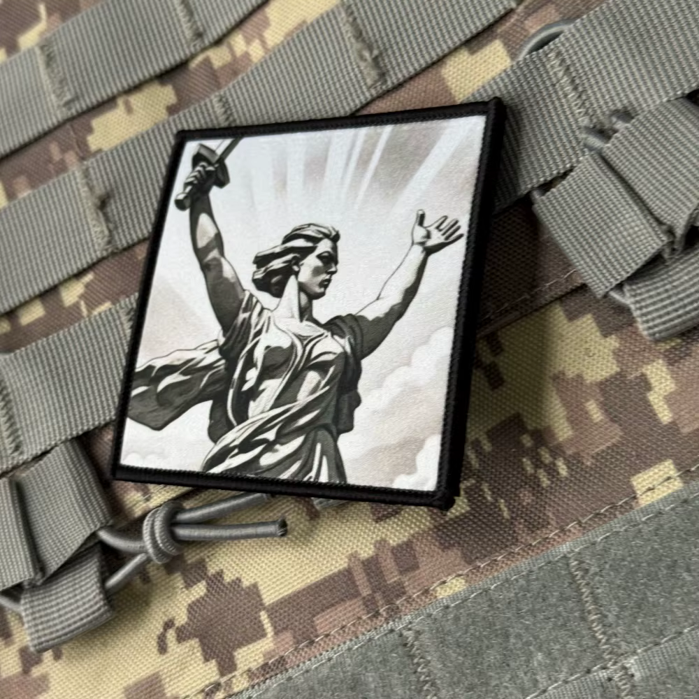 Parche táctico chevron moral Rusia – cierre velcro para mochila - imagen 5