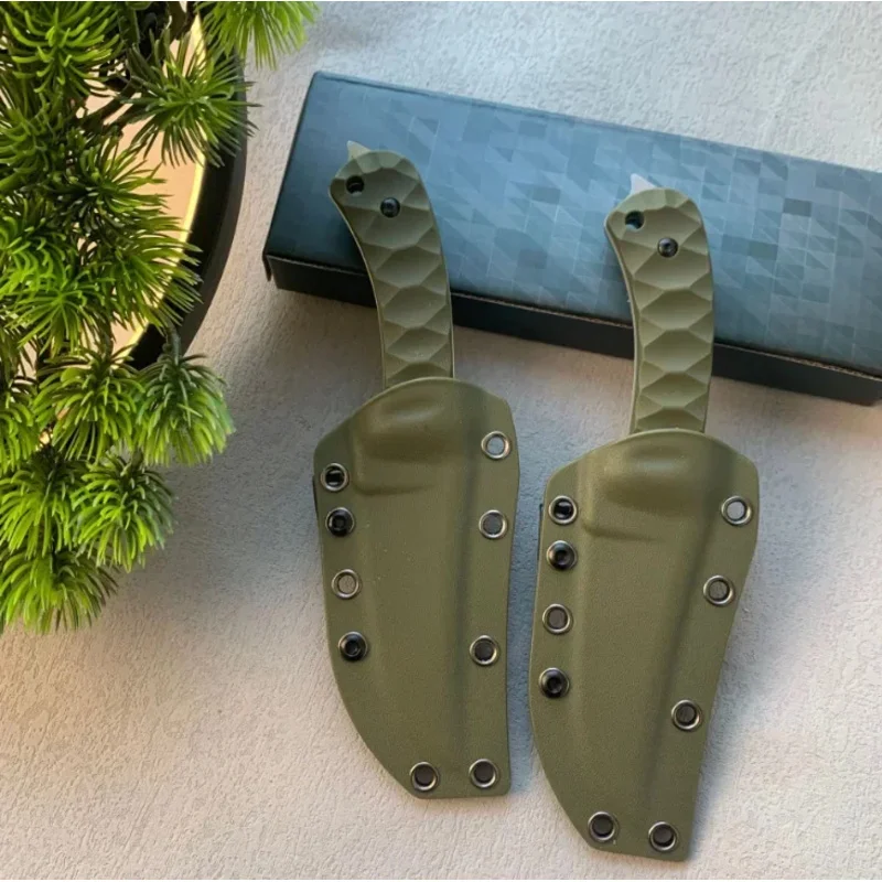 Cuchillo recto para exteriores, cuchillo táctico afilado, cuchillo de supervivencia todo en uno para supervivencia en el desierto, cuchillo de fruta portátil para acampar - imagen 5