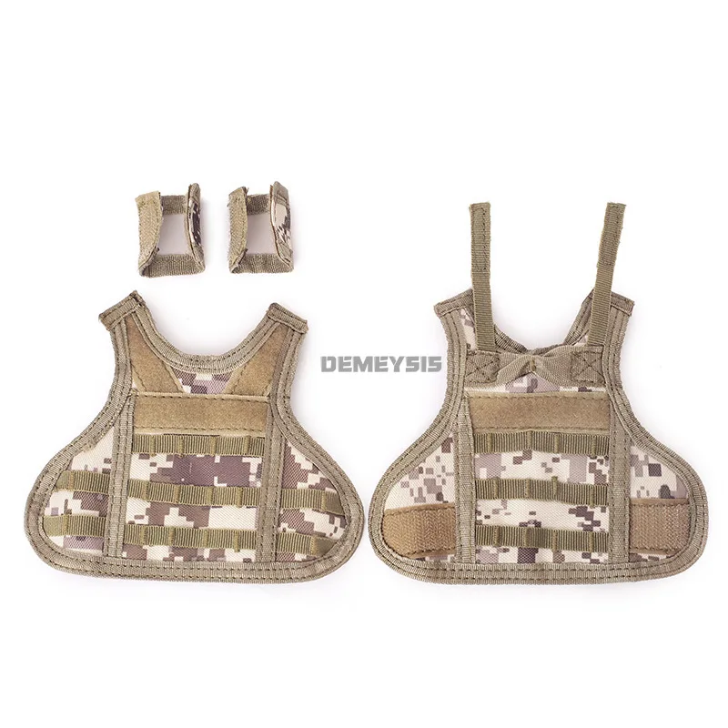 Botella de cerveza táctica, cubierta de chaleco de cerveza, juego de botellas de vino ajustable, cubierta enfriadora de bebidas, decoración de botellas de bebidas, Mini chaleco - imagen 4