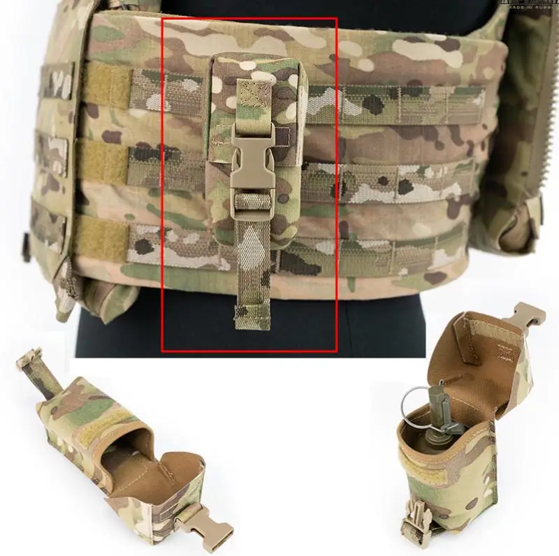 Accesorios de chaleco táctico al aire libre bolsa de granada bolsa táctica Universal al aire libre