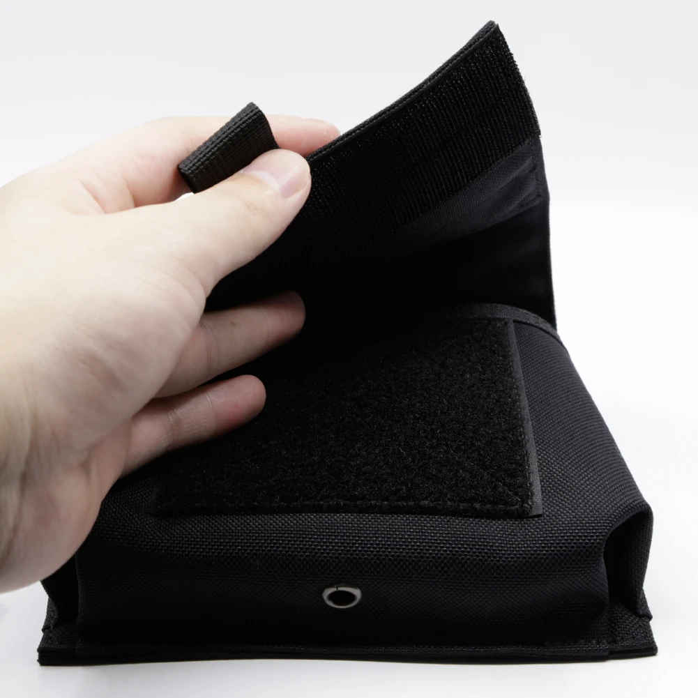 Bolsa de mapa Molle 1000D, nailon táctico compacto EDC, funda de transporte de viaje para acampar al aire libre, escalada, Paintball y caza - imagen 5