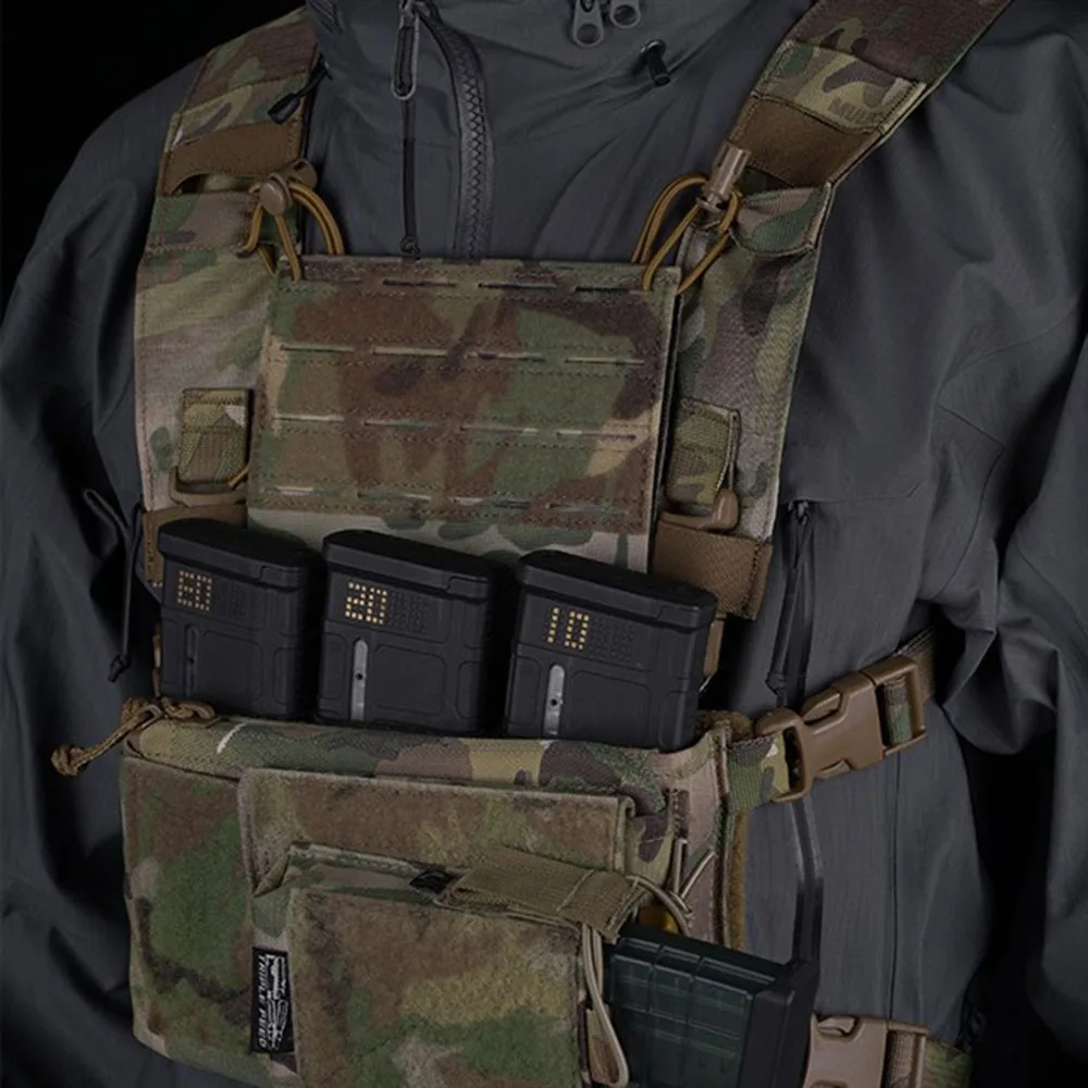 Equipo de pecho táctico, soporte magnético, accesorio para colgar en el pecho, accesorios de camuflaje - imagen 3