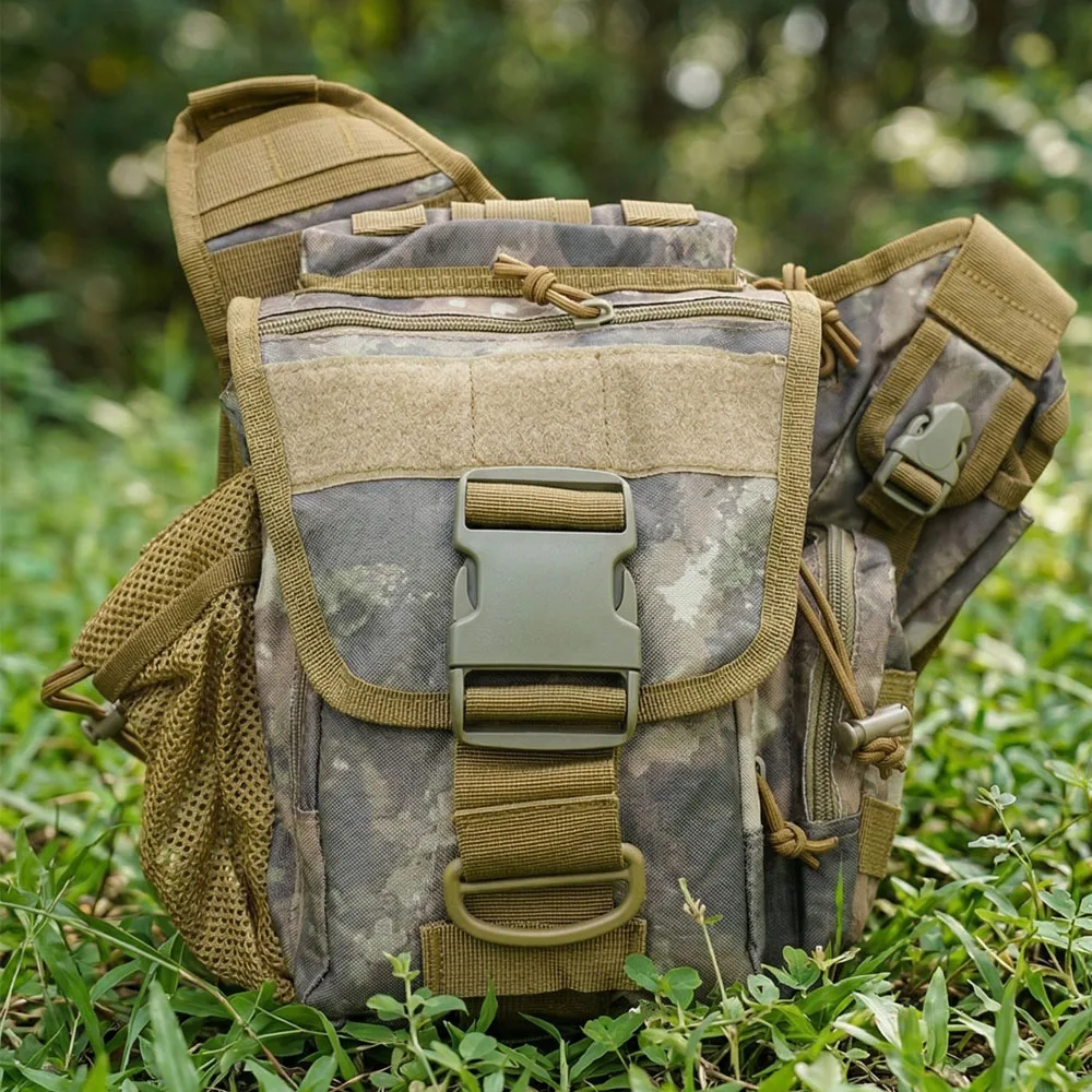 Bolso táctico bandolera MOLLE resistente al agua para caza y senderismo - imagen 5