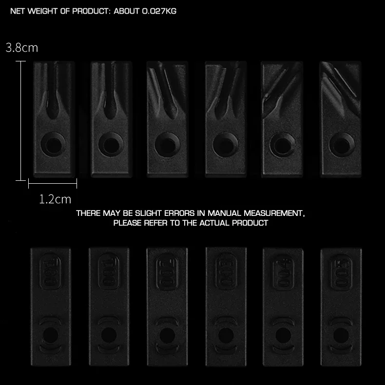 Soporte de Cable m-lok de nailon, 6 piezas, retenedor Modular, interruptor de linterna, abrazadera de Cable para M300, M600, PEQ, accesorios de luz para armas - imagen 4
