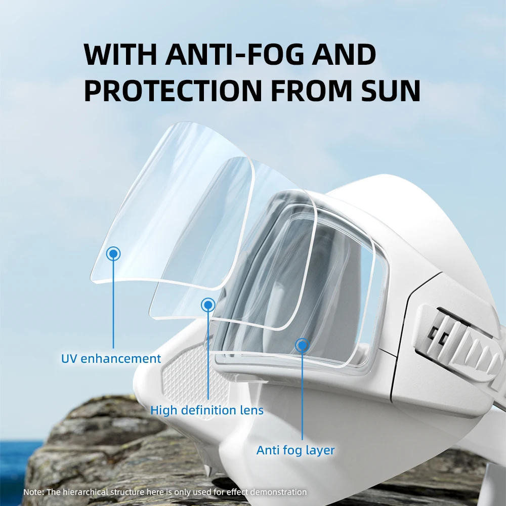 Nueva máscara de buceo para adultos de varios estilos, gafas de natación, esnórquel de buceo de silicona HD, gafas de buceo de vidrio templado antiniebla, regalos - imagen 3