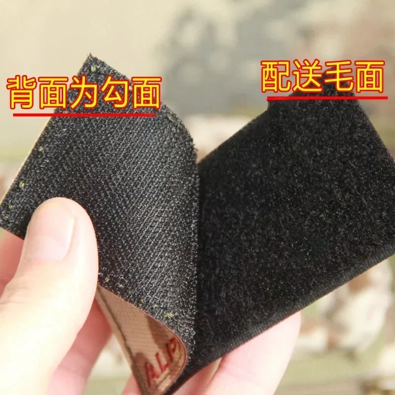 Parche bordado reflectante alfa, brazalete de gancho y bucle, emblema de moral militar, parches tácticos para mochila, pegatina, aplique de combate - imagen 3