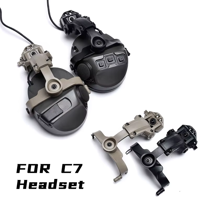 WADSN Adaptador Auriculares Táctico Casco ARC M-LOK COMTAC VII