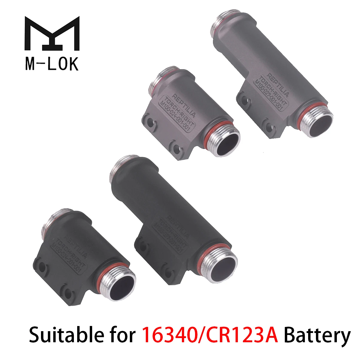 Linterna táctica de montaje en cuerpo con luz de explorador para armas de la serie M300 M600 M340, luz de aluminio compatible con batería 16340, caza al aire libre - imagen 5