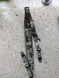 Correa ajustable táctica con hebilla de metal para uso militar