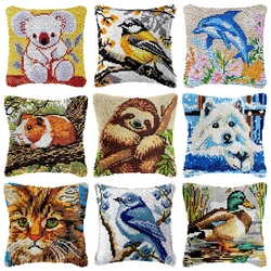 Kit parches termoadhesivos animales con cojín bordado y botones DIY