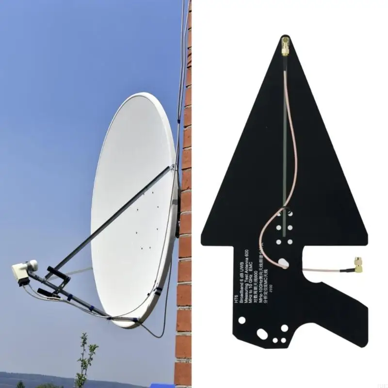 J1HC Antenas direccionales periódicas 50OHM 600MHz-10GHz Wide Band RF Antenas Altas actuaciones UWB WiFi Antenas Board - imagen 2