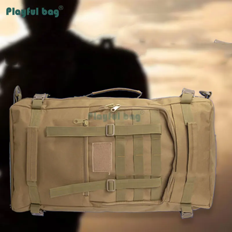 Mochila táctica multiusos de 50L, bolsa de equipaje de gran capacidad, bolso de mensajero para hombre al aire libre AVA66 - imagen 3