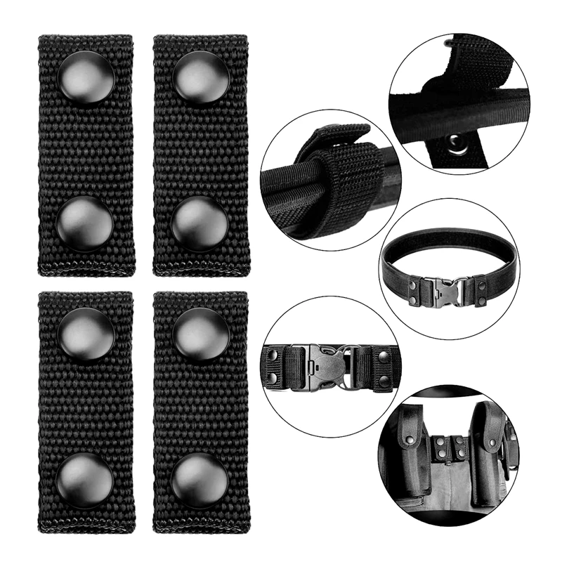 KISMIS-cinturón táctico multiusos de 4 piezas, hebilla de nailon con broches dobles, cinturón ancho, accesorios para deportes al aire libre - imagen 5