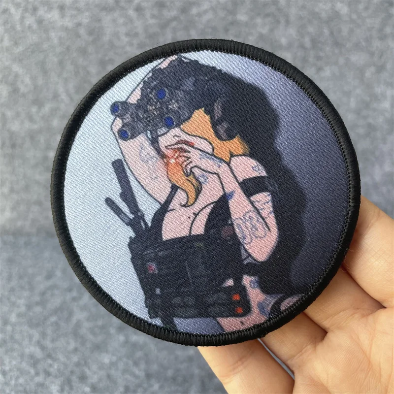 Parche táctico de belleza para fumar "Los", brazalete militar con gancho y bucle, insignia de moral, mochila para exteriores, accesorios para sombrero, pegatinas - imagen 4