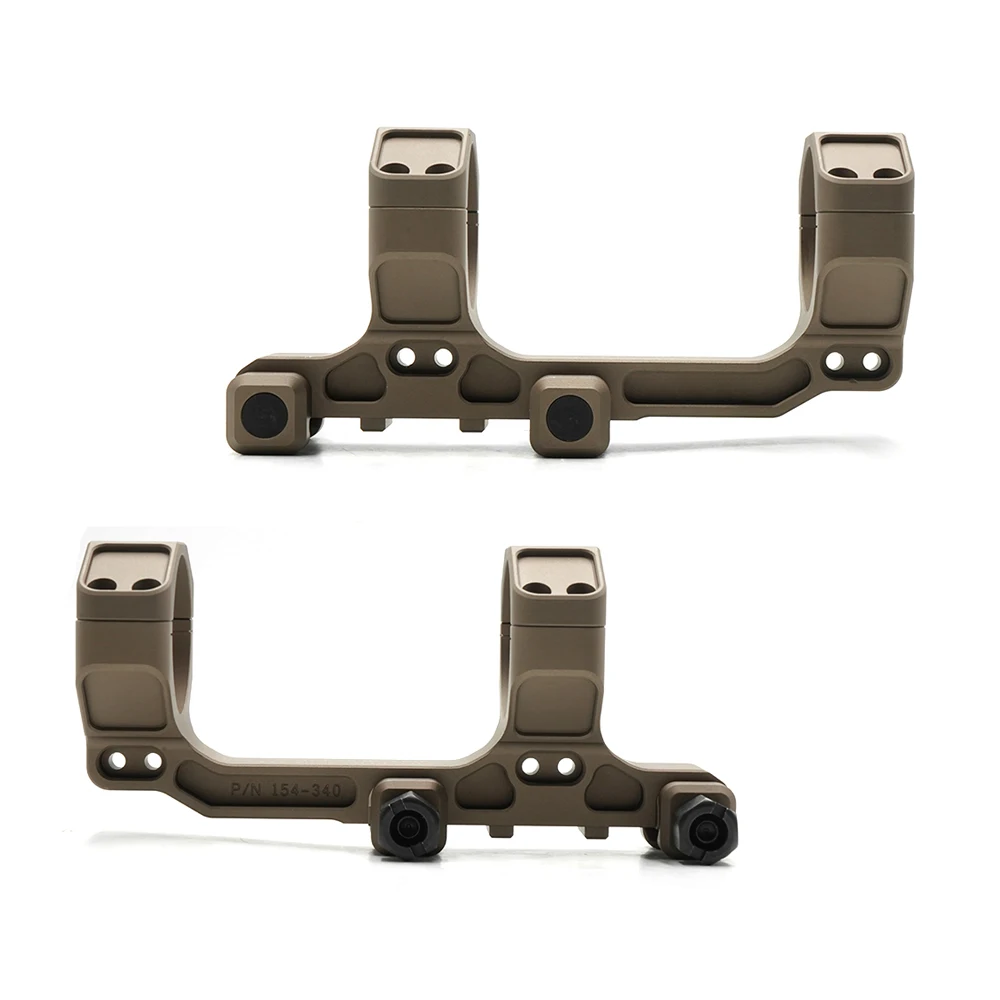 SPECPRECISION COMM C1 montaje 34mm Scope 1,54 ″ altura de línea central óptica con mira de punto Placa de compensación Color negro y bronceado en Stock - imagen 5