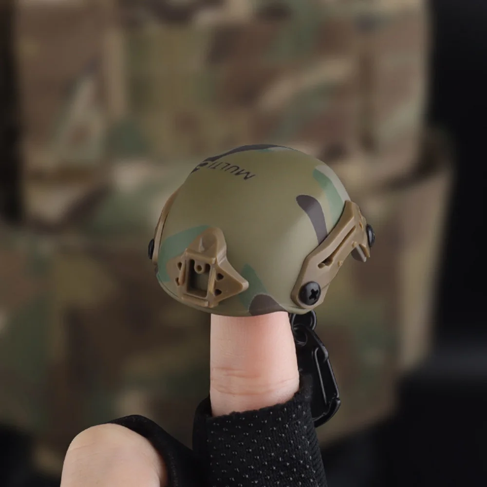 Llavero con forma de casco MK para fanáticos militares, Abrebotellas de cerveza, mochila con cremallera, decoración de llaves, adornos de regalo táctico - imagen 4