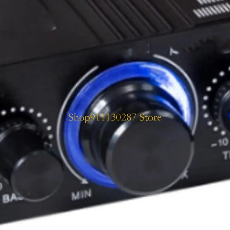 AMPLIFICADOR POTENCIA ligero J1HC, Mini amplificador sonido estéreo Digital HIFI 12V, 20x20W, para Radio coche, cine - imagen 2