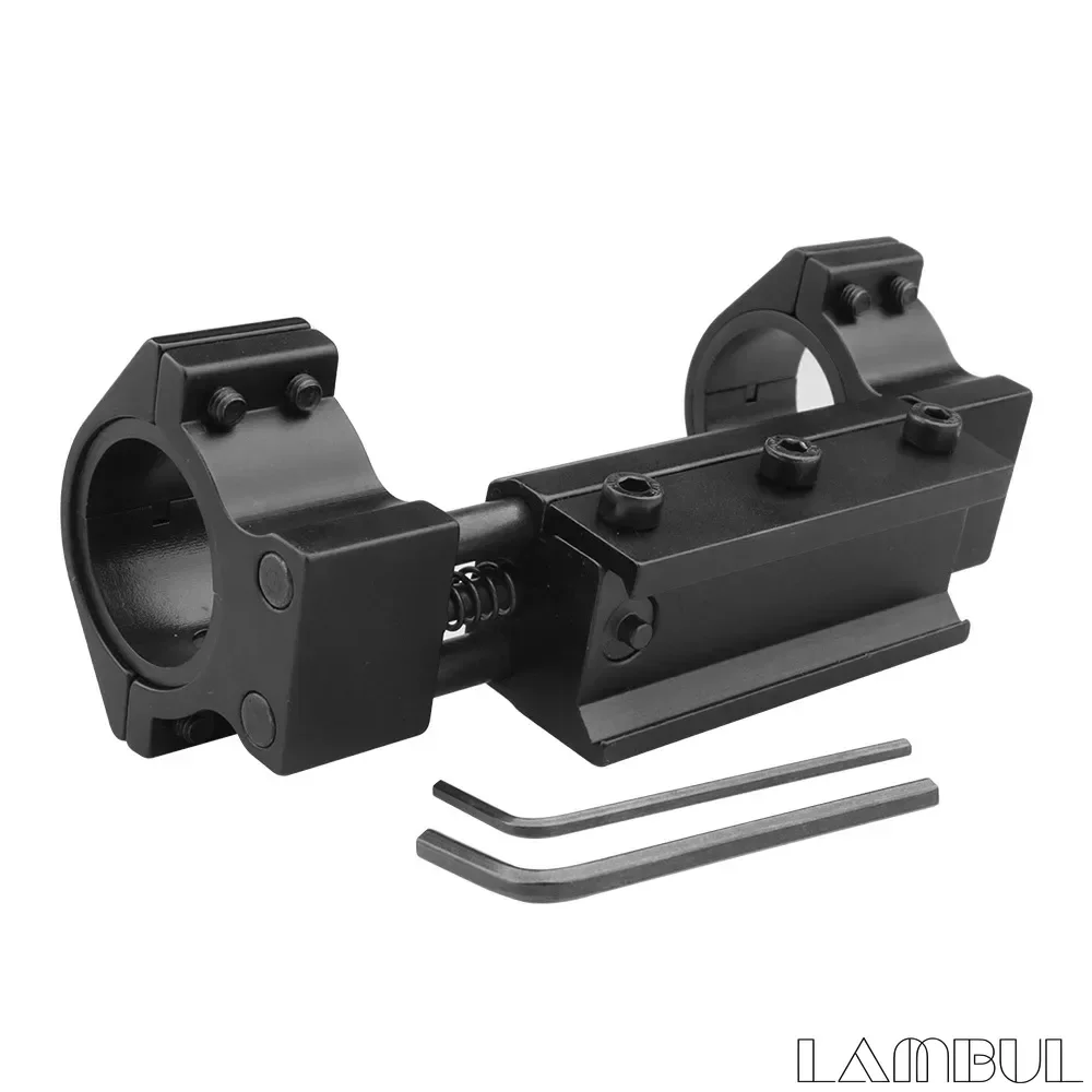 Soporte Universal para mira telescópica, 25,4/30mm, 11/20mm, anillo doble de una pieza, perfil alto y bajo, óptica para pistola de juguete, adaptador de montaje para mira telescópica - imagen 5