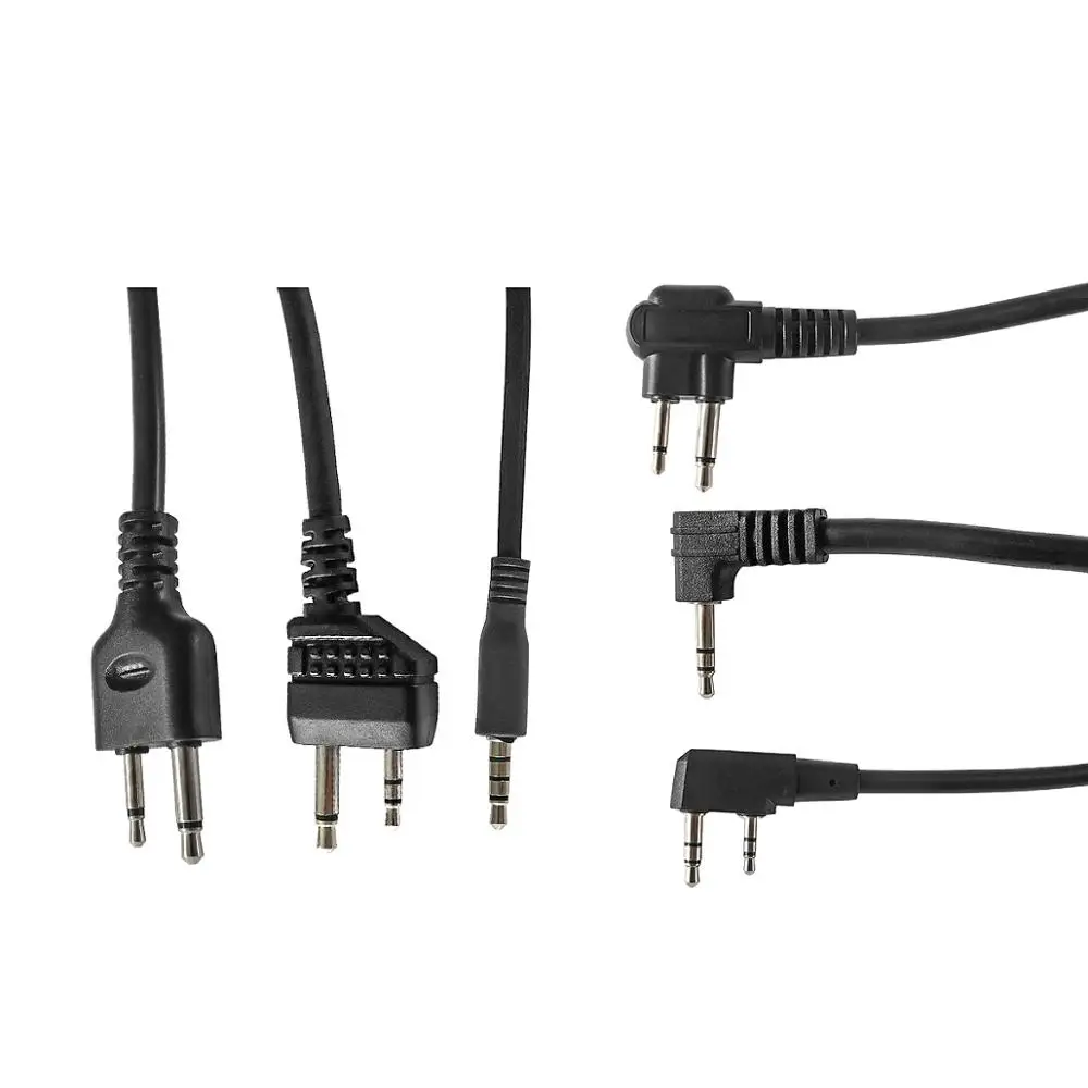 TAC-SKY auriculares tácticos U94 PTT botón walkie-talkie auriculares adaptador de enchufe Airsoft Radio militar tiro orejeras uso - imagen 5