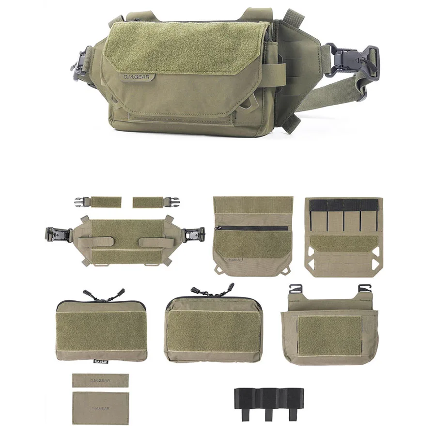 Bolsa médica táctica para el pecho, rollo de 1 bolsa para traumatismos, bolsa médica IFAK, botiquín de primeros auxilios, bolsa de camuflaje - imagen 3