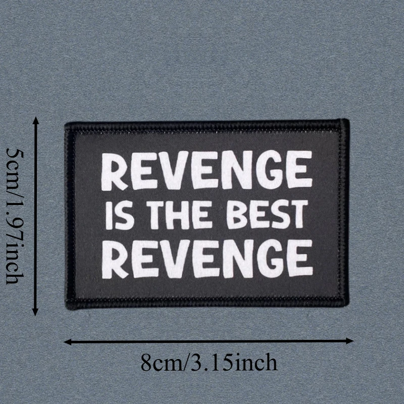 Parche de impresión llamativo atrevido, chaleco táctico, gancho y bucle, sombrero, insignia de moral, mochila, pegatinas decorativas, parches para brazalete para ropa - imagen 3