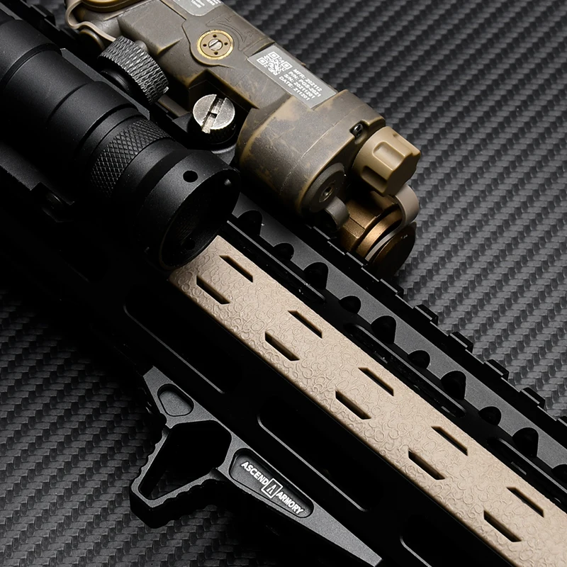 WADSN 5 uds MLOK/KEYMOD Panel de cubierta de montaje en riel 140mm Protector de manos de nailon protección de manos antideslizante accesorio táctico de caza - imagen 2