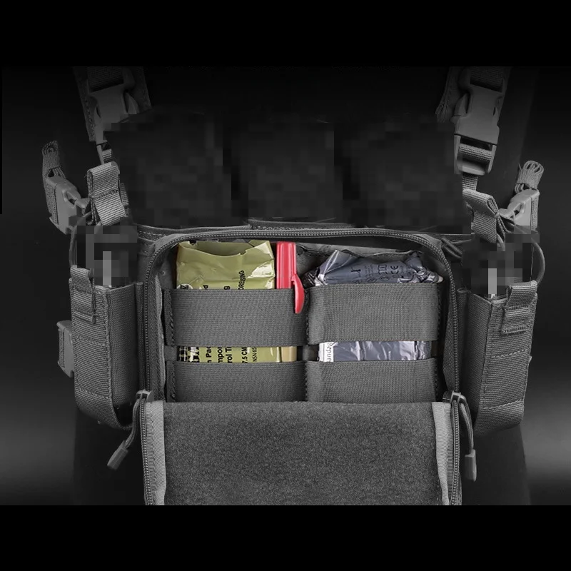Plataforma de pecho de caza D3CRM |   Arnés de pecho modular compatible con MOLLE |   Para accesorios de caza y softair - imagen 3