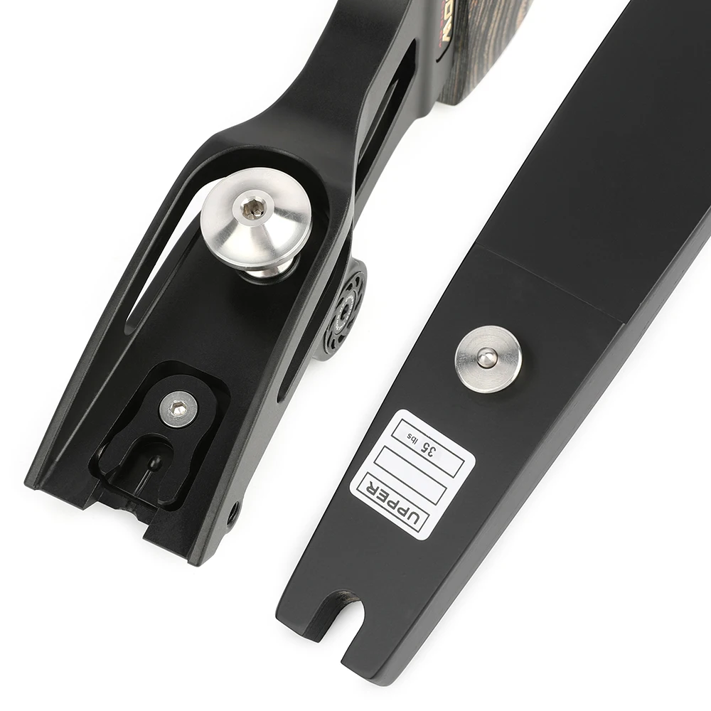 Arco recurvo ILF de 62 ", 25-60 libras, arco de caza de 19 ", elevador CNC, extremidades de bambú Gordon, tiro con arco RH, tiro competitivo, arco Takedown - imagen 4