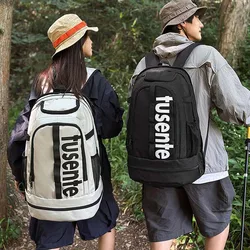 Mochila de escalada con bolsillo para zapatos, viajes al aire libre, senderismo, Camping, bolsa de viaje, mochila grande para ordenador portátil universitario, mochila de fin de semana