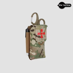 Pew Tactical botiquín médico MOLLE rojo – para Airsoft