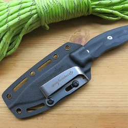 3 set/lote cuchillo de acero inoxidable herramientas EDC alicates de funda Kydex Clips traseros de vaina cuchillos manga abrazadera de cintura accesorio de fabricación DIY
