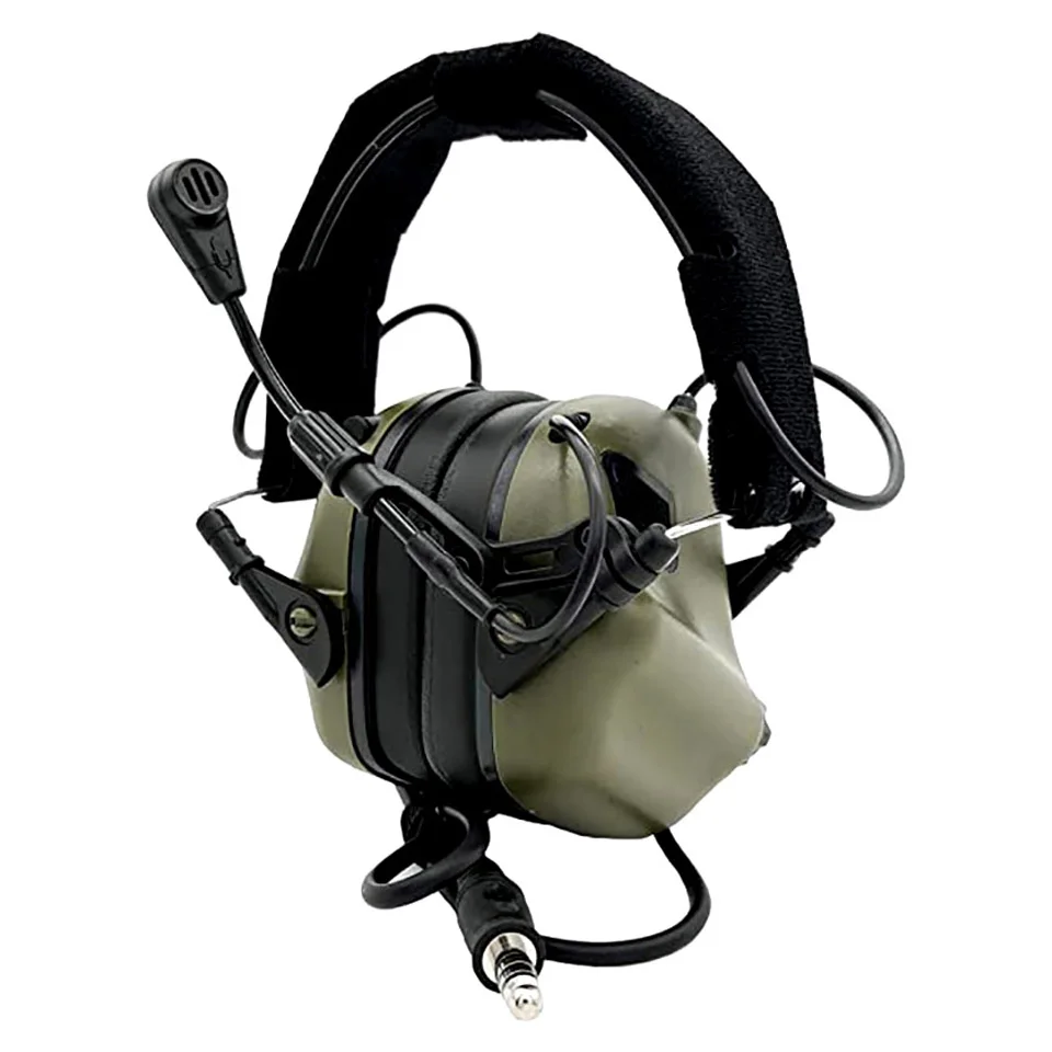 Auriculares tácticos EARMOR M32 y M51 Kenwood PTT adaptador y M11-para comunicación por Radio PELT disparo liquidación de ruido - imagen 2