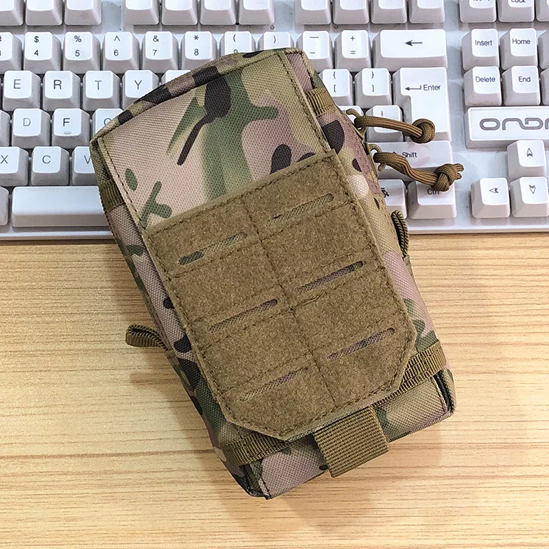 Bolsillo hombres cinturón especial impermeable corriendo teléfono móvil bolsa Molle Edc Kit de supervivencia cartera mochila - imagen 5