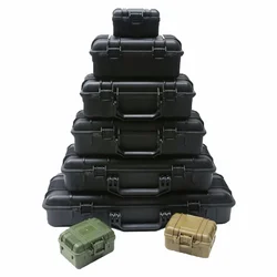 Caja de herramientas de instrumentos de seguridad a prueba de golpes, caja de plástico de moldeo por inyección impermeable para equipos, gran solución de almacenamiento de herramientas