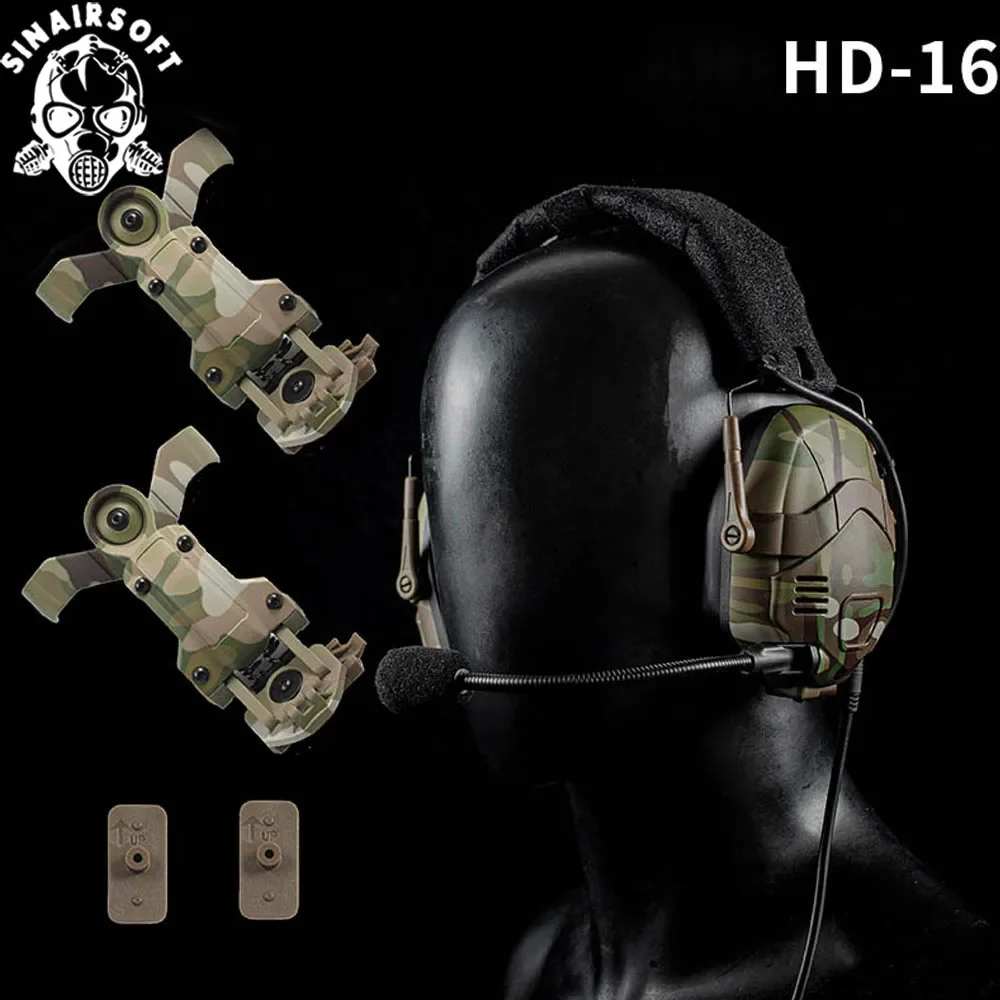 Auriculares tácticos Bluetooth con reducción de ruido OPS Core ARC Wendy M-LOK casco caza tiro Tuning auriculares con cancelación de ruido