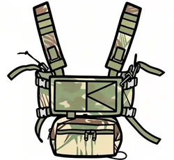 Chaleco táctico Rhodesiano desmontable para airsoft y outdoor