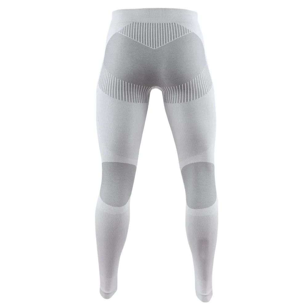 Ropa interior térmica sin costuras para hombres, suave, transpirable, ajustada, adelgazante, Yoga, Fitness, gimnasio, esquí debajo de la ropa - imagen 5