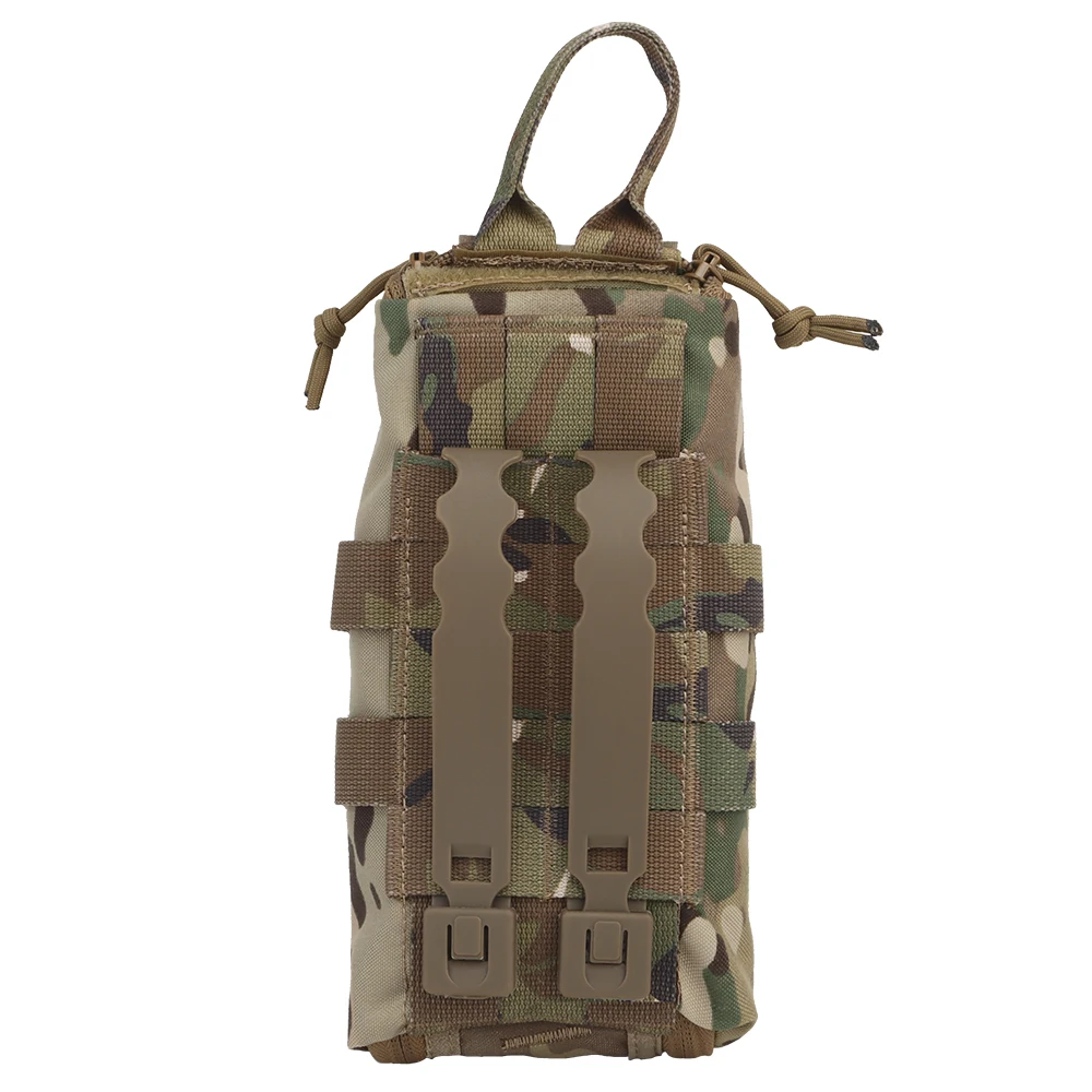 Kit de primeros auxilios táctico, bolsa médica vacía, paquete IFAK, liberación rápida, lengüeta de tracción, Clip MOLLE, cremallera YKK, Camping, senderismo, bolsa de emergencia - imagen 3