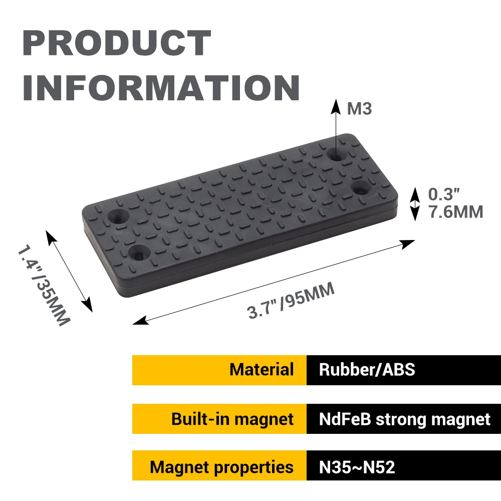 Soporte magnético para pistola de 42 libras, estante magnético para pistola Glock, soporte para revistas para Rifle, escritorio de pared del coche, organizador de gabinete seguro - imagen 5