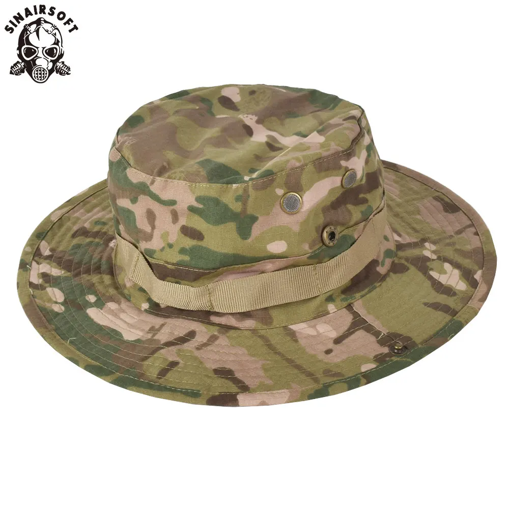 SINAIRSOFT verano táctico Bonnie caza sombrero camuflaje deportes al aire libre montañismo gorra hombres Nylon pesca camping LY1203 - imagen 5