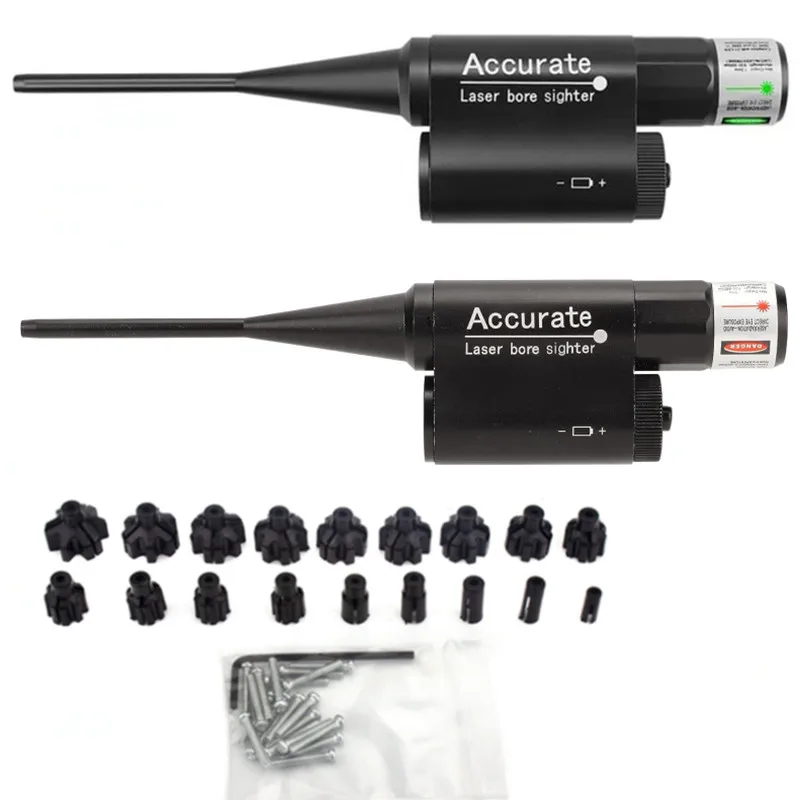 Mira láser roja Universal con adaptador mejorado de 18 Uds. 77.22lr a 12GA Boreisghter Rifle Glock puntero colimador láser - imagen 2