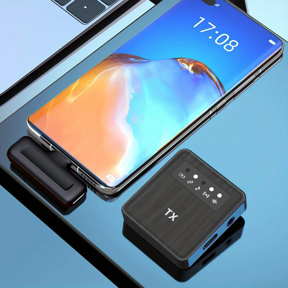 Sistema de micrófono Lavalier inalámbrico inteligente X1, micrófono de grabación de voz y Audio y vídeo, reducción de ruido de inteligencia profesional - imagen 5