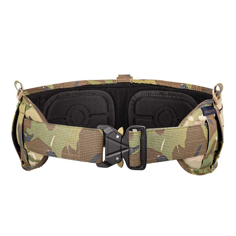 Cinturón táctico de DRAGON EDGE, cinturón ligero de tiro, corte láser, Airsoft, caza Militar