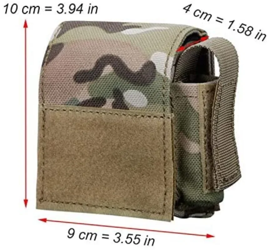 Bolsa táctica EDC para cigarrillos con ranura encendedor y batería - imagen 5